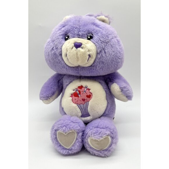 2003 Play Along 12 Care Bears Share Bear Milkshake Version Hard To Find - Picture 1 of 7